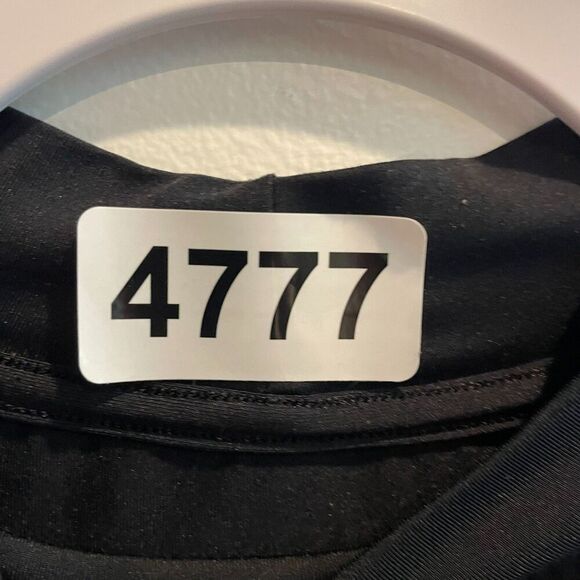 Nike Team Pro Combat Men Black Dri Fit Compression Top Stretch Long Sleeve - Picture 4 of 7